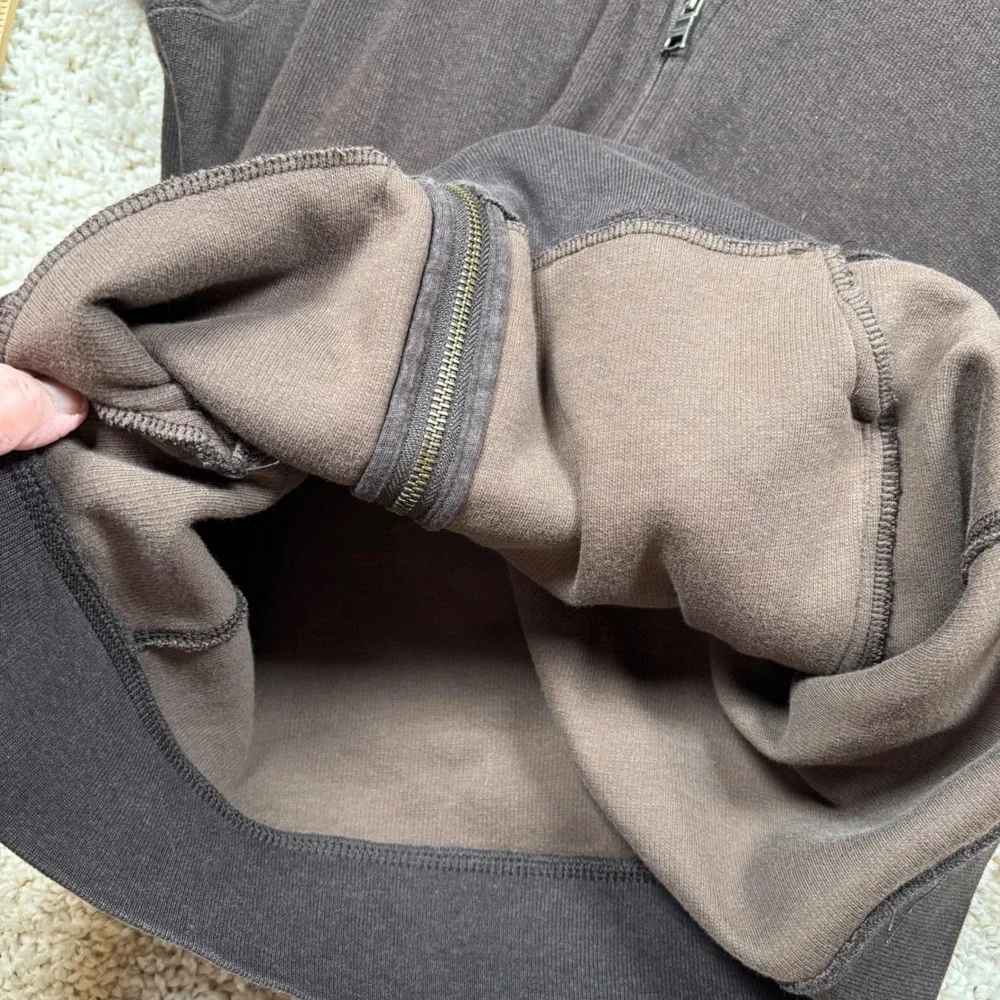 Banana‎ Republic Men's Zip Up Track Jacket Full Zip Brown Size L